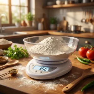 5kg Digital Kitchen Scale with LED Display & Tray