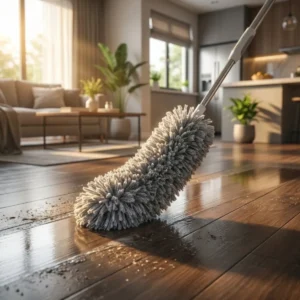 Flexible Microfiber Cleaning Duster with Extendable Rod