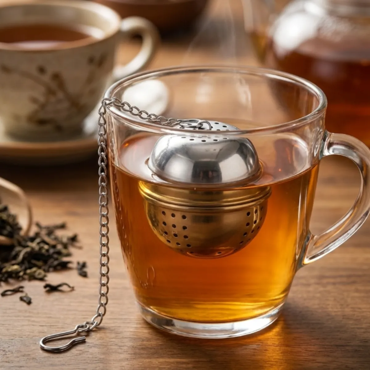 Stainless Steel Spice & Tea Ball Strainer